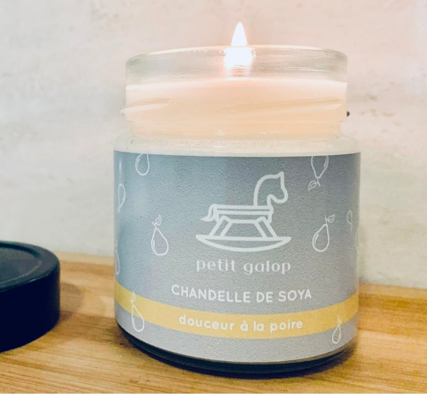 La chandelle Petit Galop- douceur à la poire